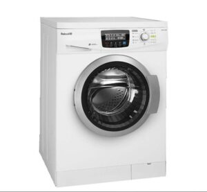 ماشین لباسشویی آبسال 7 کیلویی سفید درب نقره ایی مدل REN7112-SD